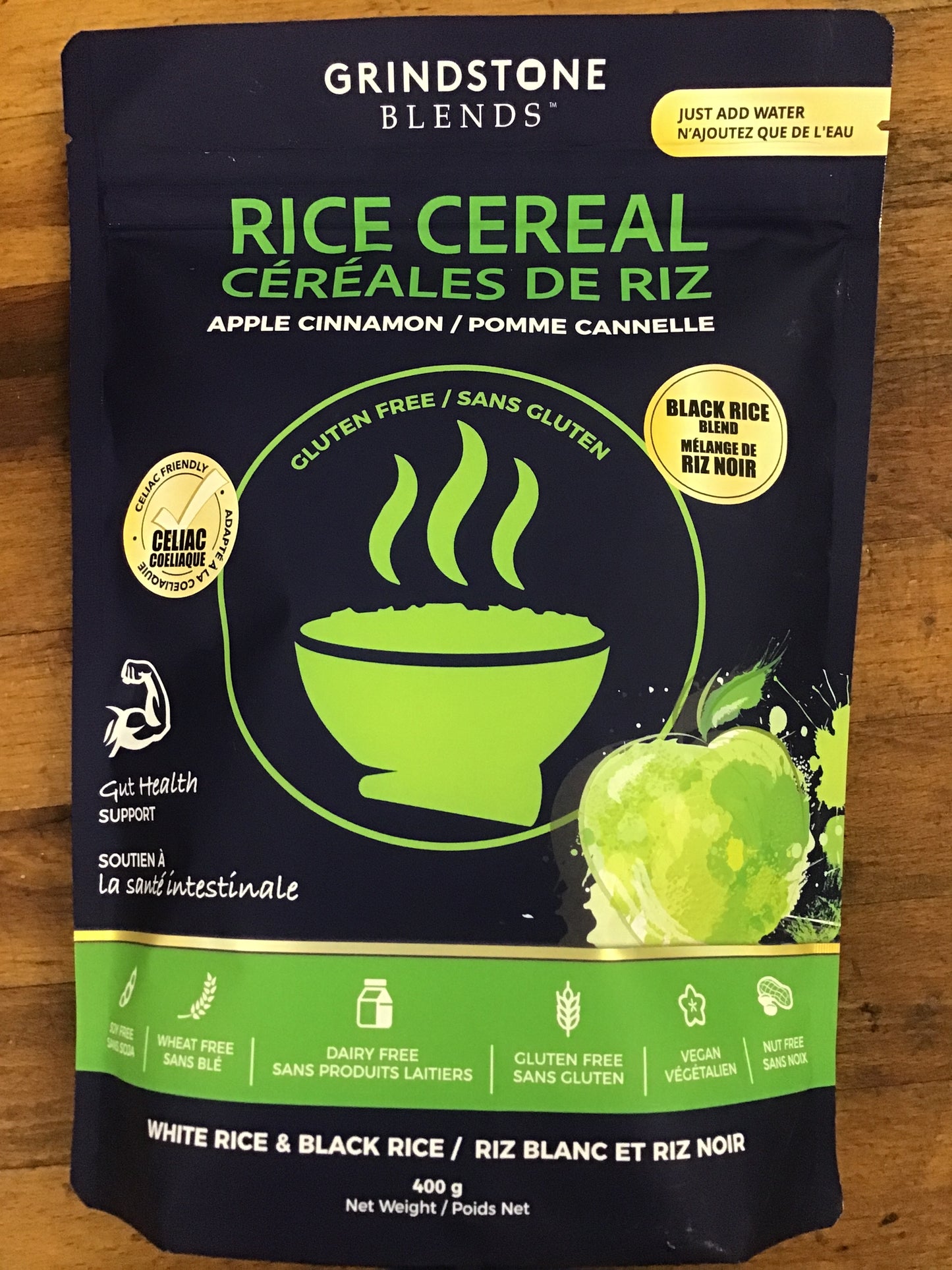 Apple Cinnamon Rice Cereal By Grindstone Blends