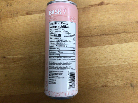 Bask Rose Wine - Hint of Strawberry (0 sugar - 5% alcohol)