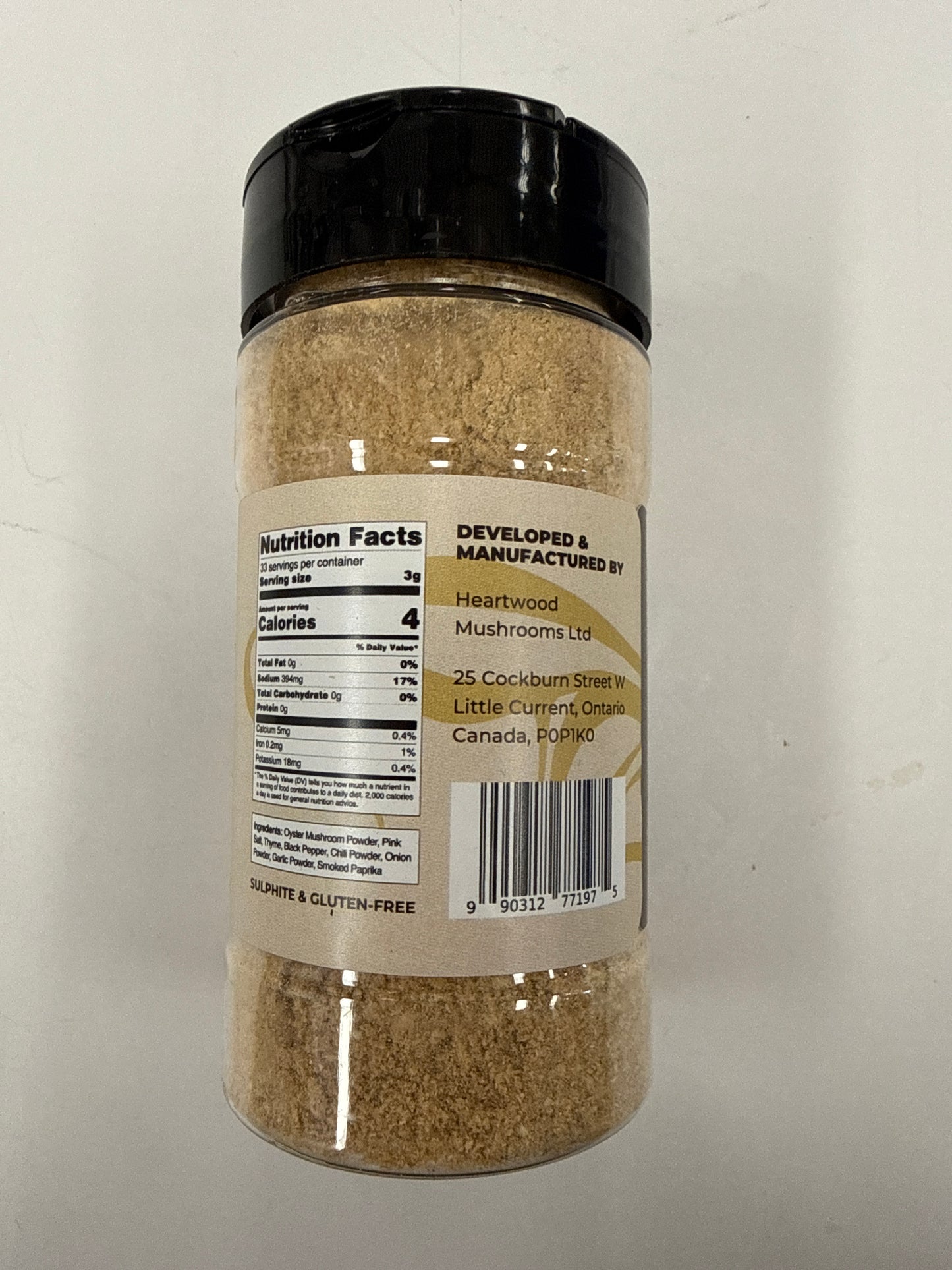 Mushroom Spice Original 100g spice shaker
