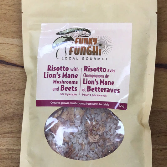 Rizotto with Mushrooms and Sundried Tomato by Funky Funghi