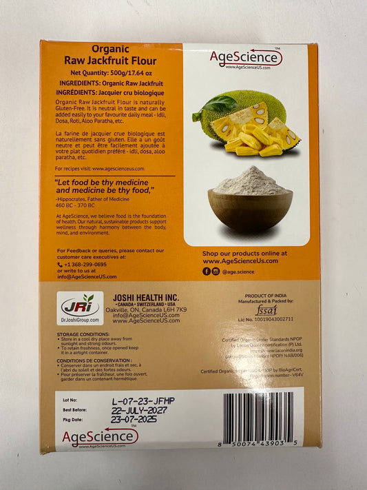 Organic Raw Jackfruit Flour By Age Science