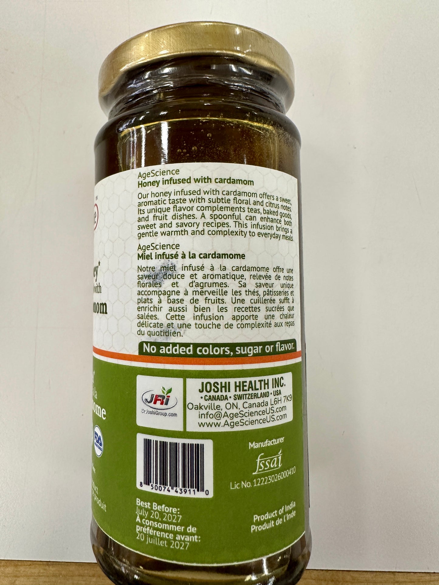 Honey Infused W Cardamom By AgeScience