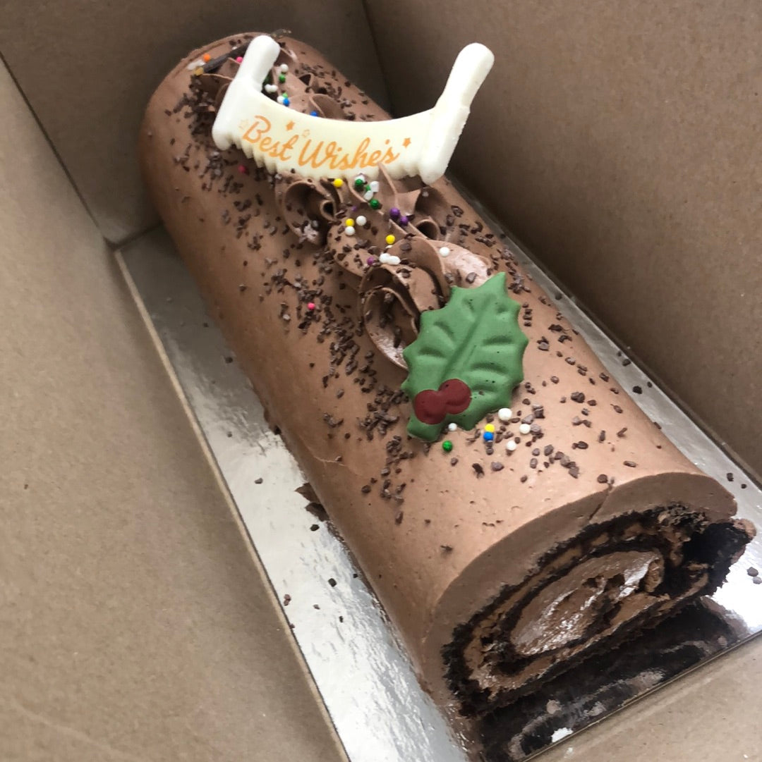 Bûche de yul moka 5"x 12" (disponible en magasin seulement)