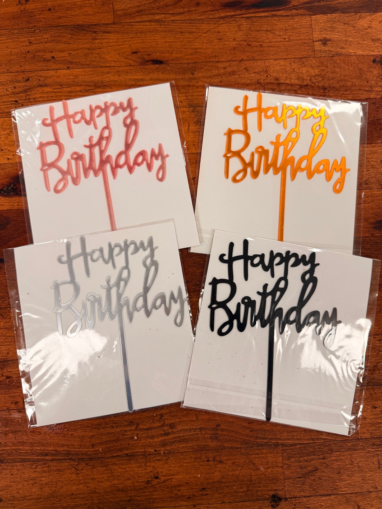 Panneau Happy Birthday (multicolore)