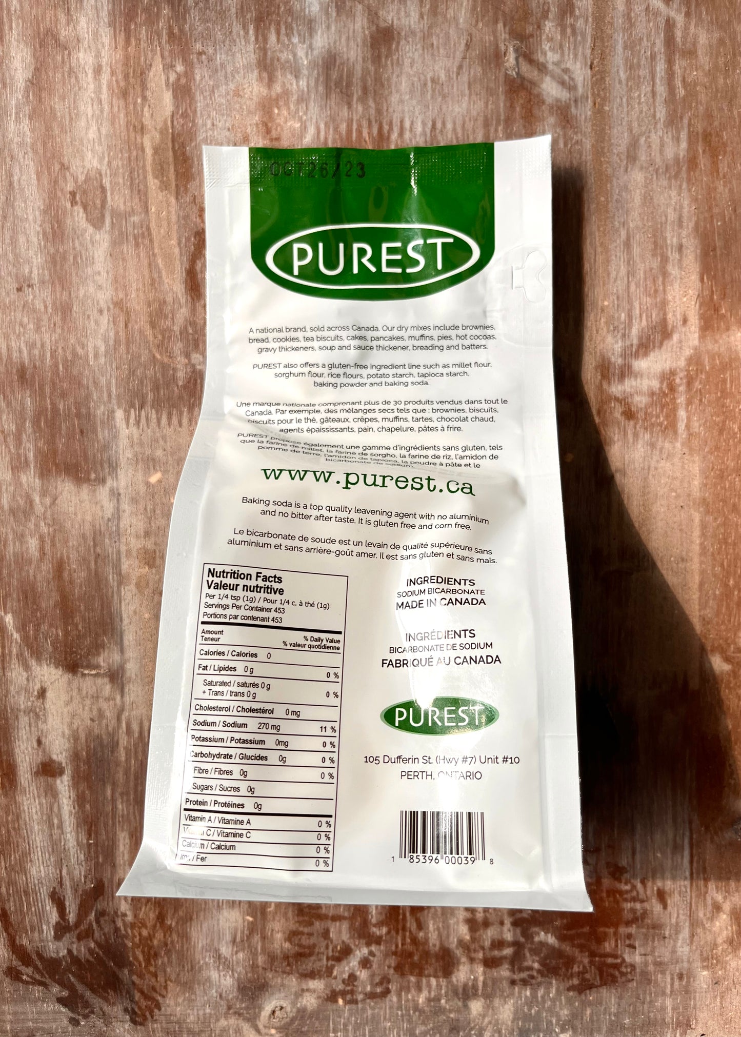 Bicarbonate de soude 453gr