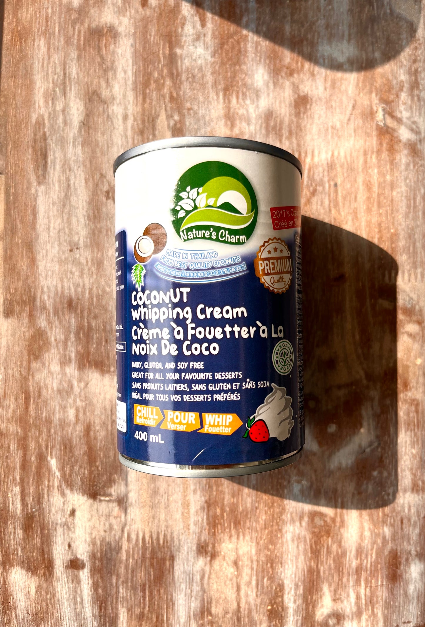 Crème à fouetter à la noix de coco Nature's Charm