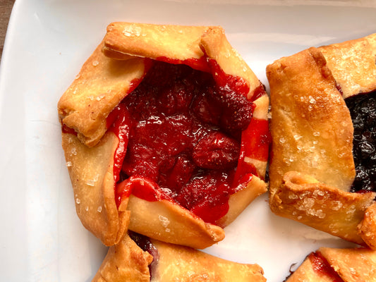 Petite galette de fruits sans produits laitiers (6) - portion individuelle