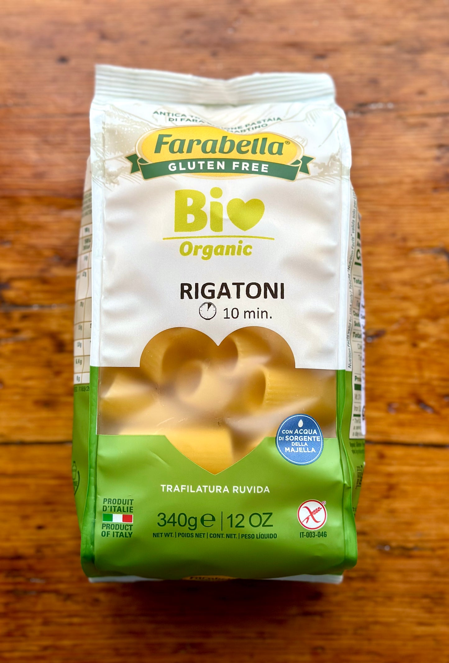 Organic Rigatoni By Farabella