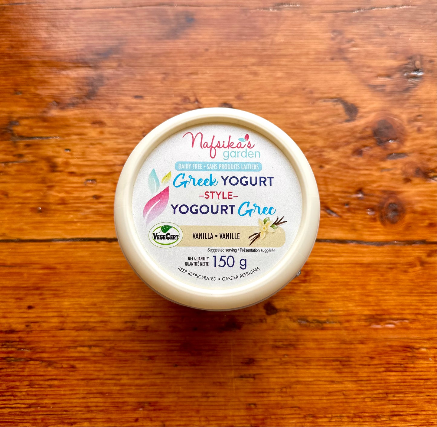 Vegan Greek Yogurt Vanilla By Nafsikas Garden