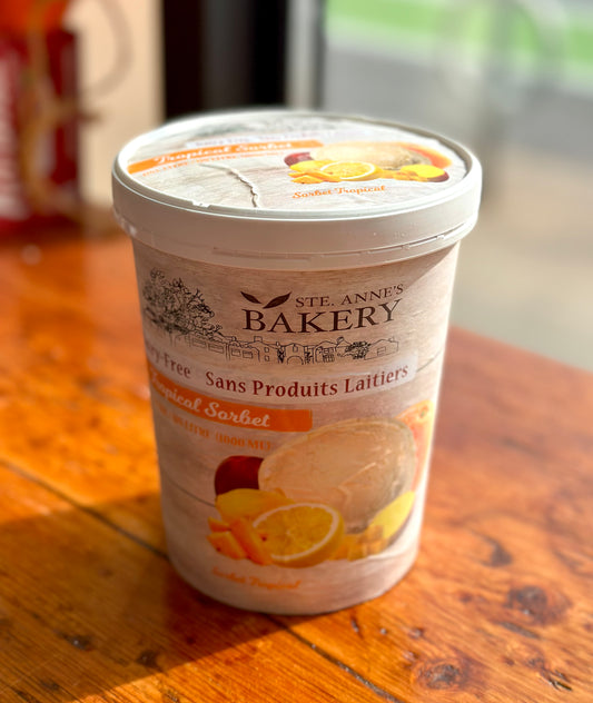Tropical Sorbet 1L by Ste. Anne’s Bakery