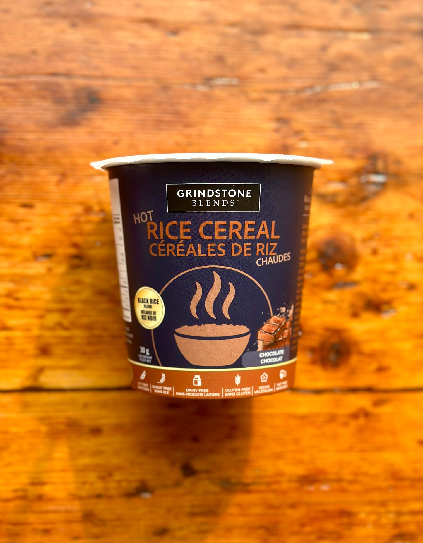 Chocolate Hot Rice Cereal Cup By Grindstone Blends