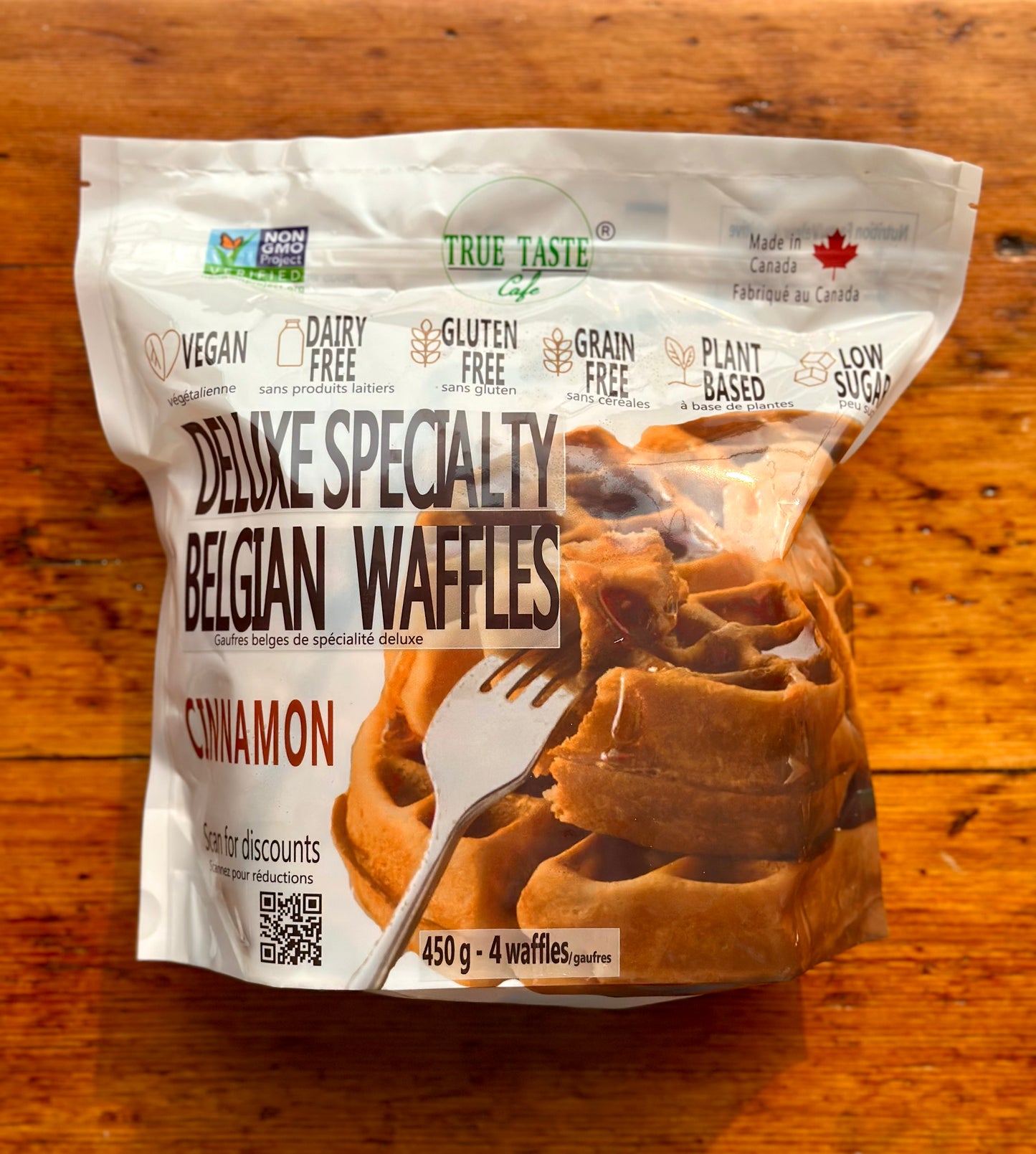 Cinnamon Belgian Waffles By True Taste Cafe