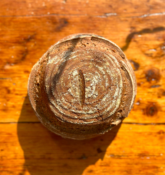 Wholegrain Free Form Sourdough Bread