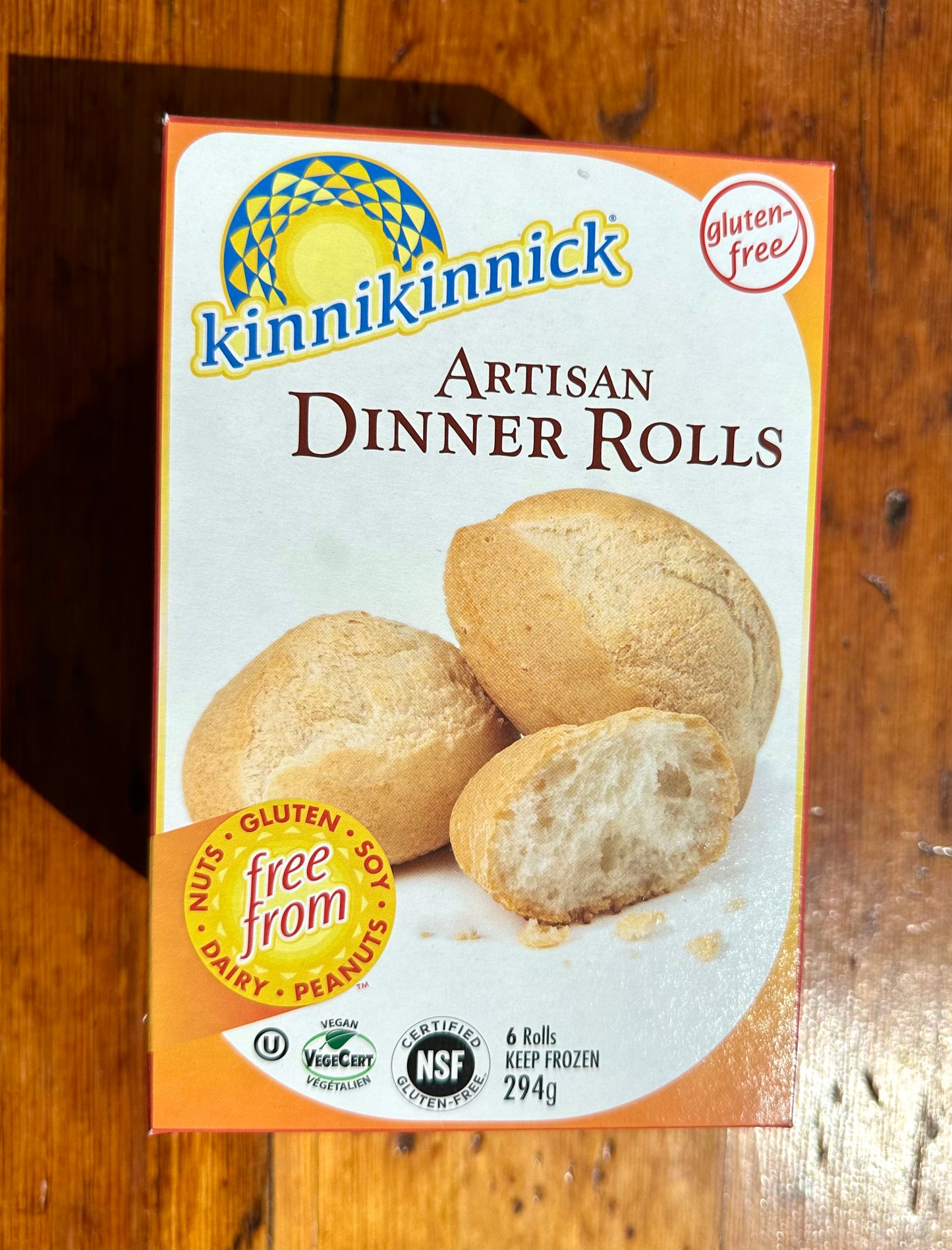 Artisan Dinner Rolls By Kinnikinnick