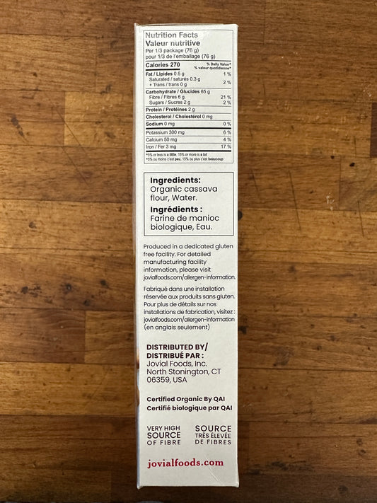 Grain Free Cassava Penne Pasta by Jovial