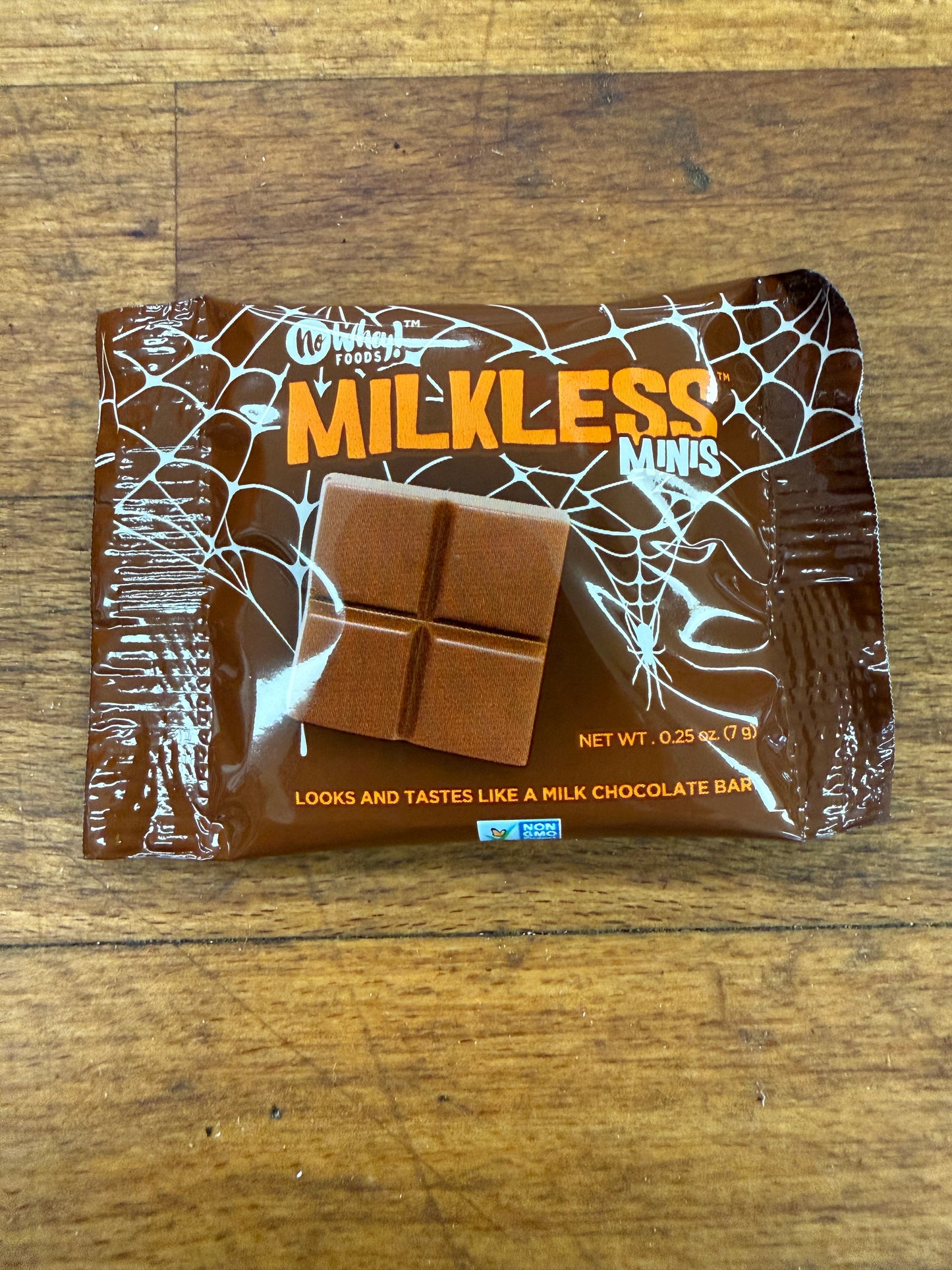 Milkless Mini Bars Halloween Display Case By No Whey Foods