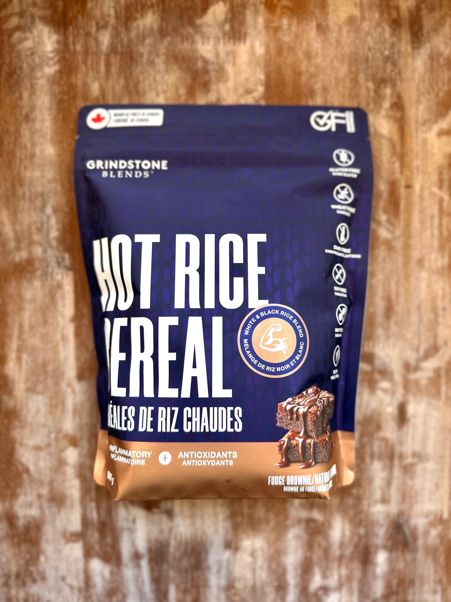 Fudge Brownie Hot Rice Cereal By Grindstone Blends