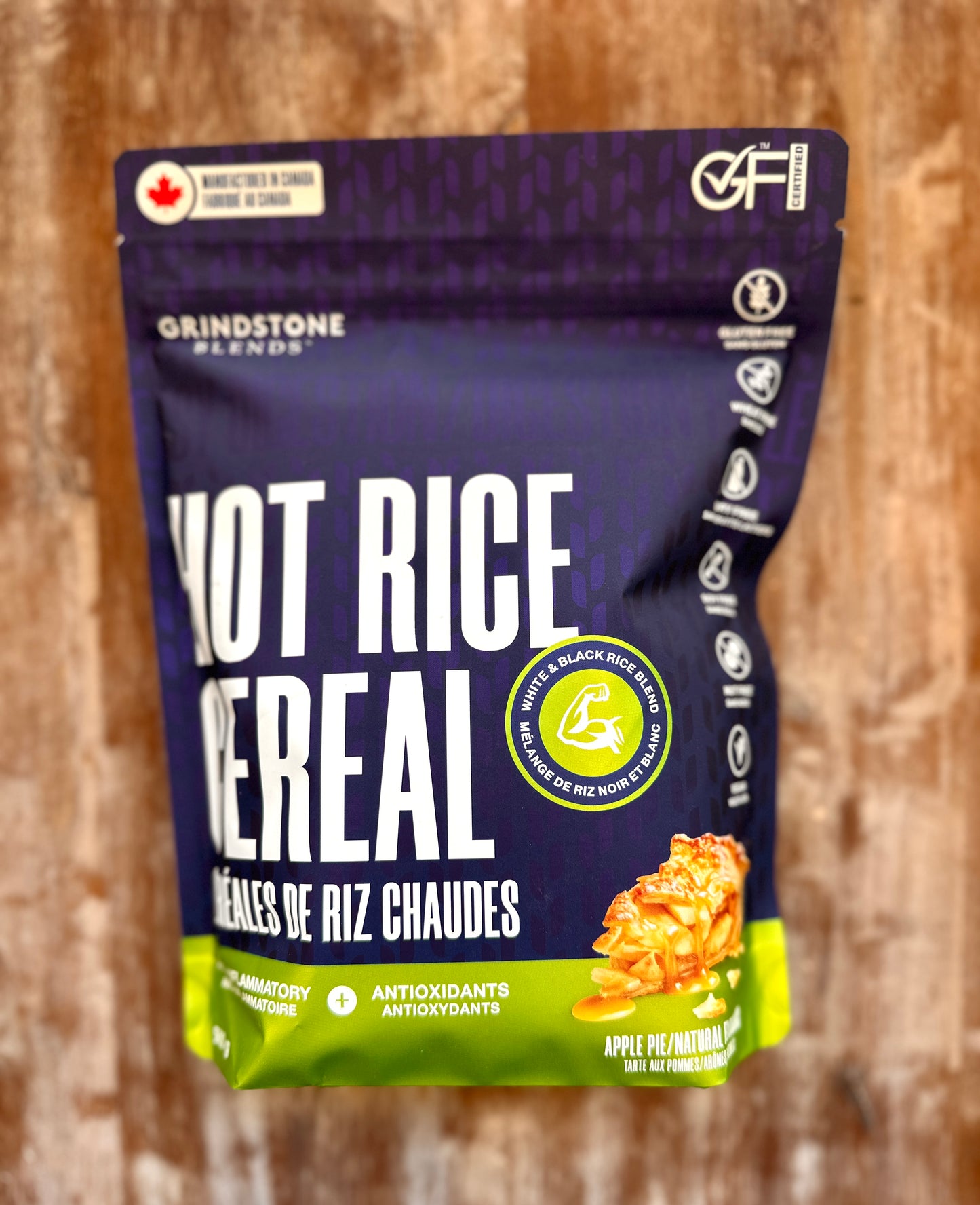 Apple Pie Hot Rice Cereal By Grindstone Blends