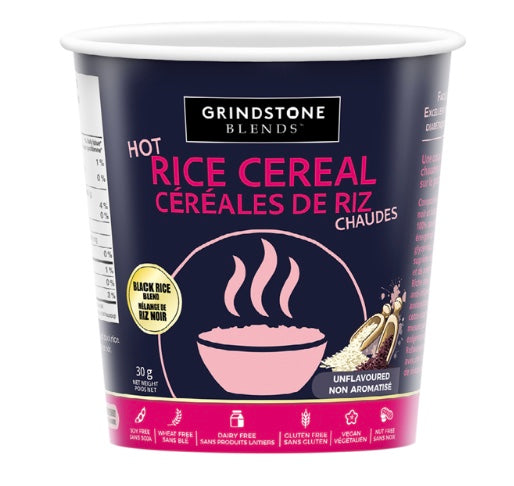 Unflavoured Hot Rice Cereal Cup By Grindstone Blends