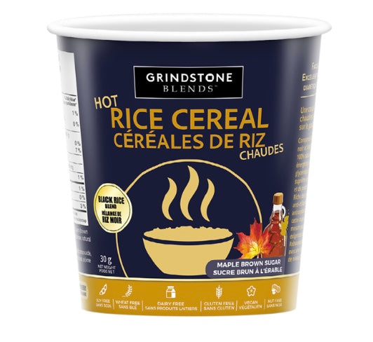 Maple Brown Sugar Hot Rice Cereal Cup By Grindstone Blends