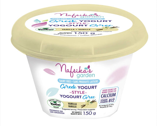 Vegan Greek Yogurt Vanilla By Nafsikas Garden