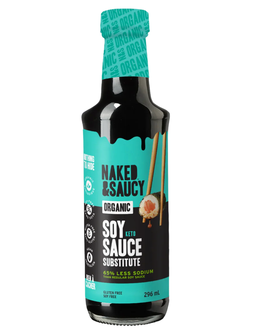 Naked & Saucy Soy Sauce Substitute 50% Less sodium (296ml)