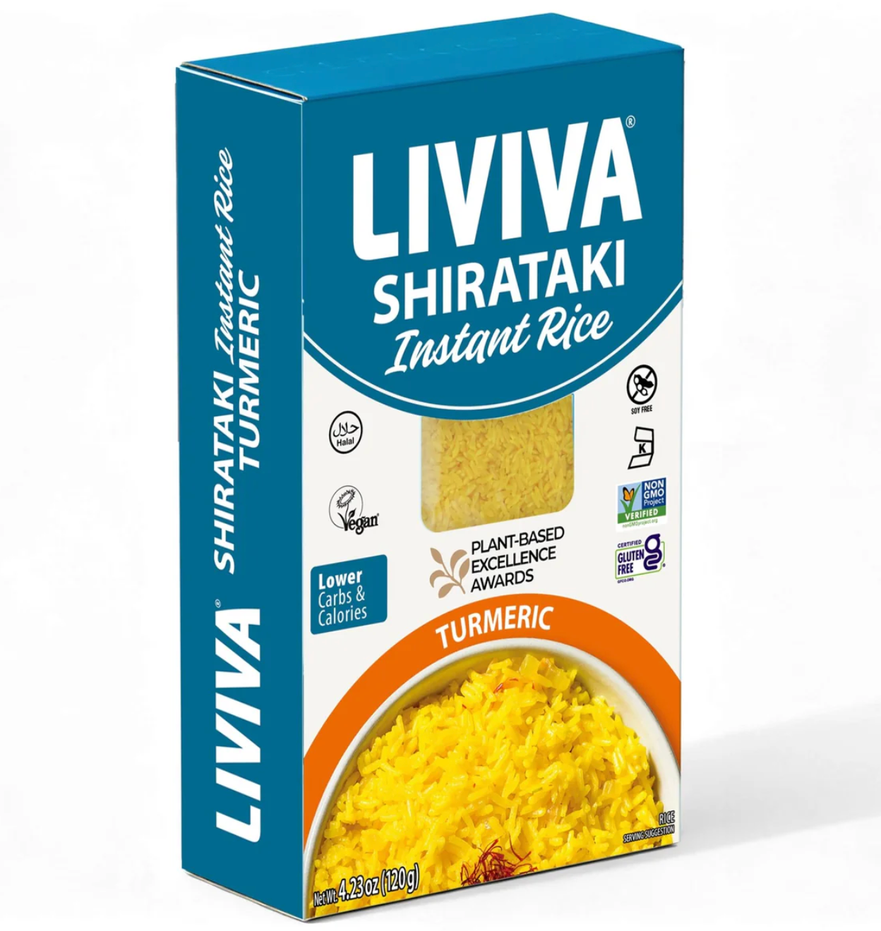 Shirataki Instant Rice with Turmeric By Liviva