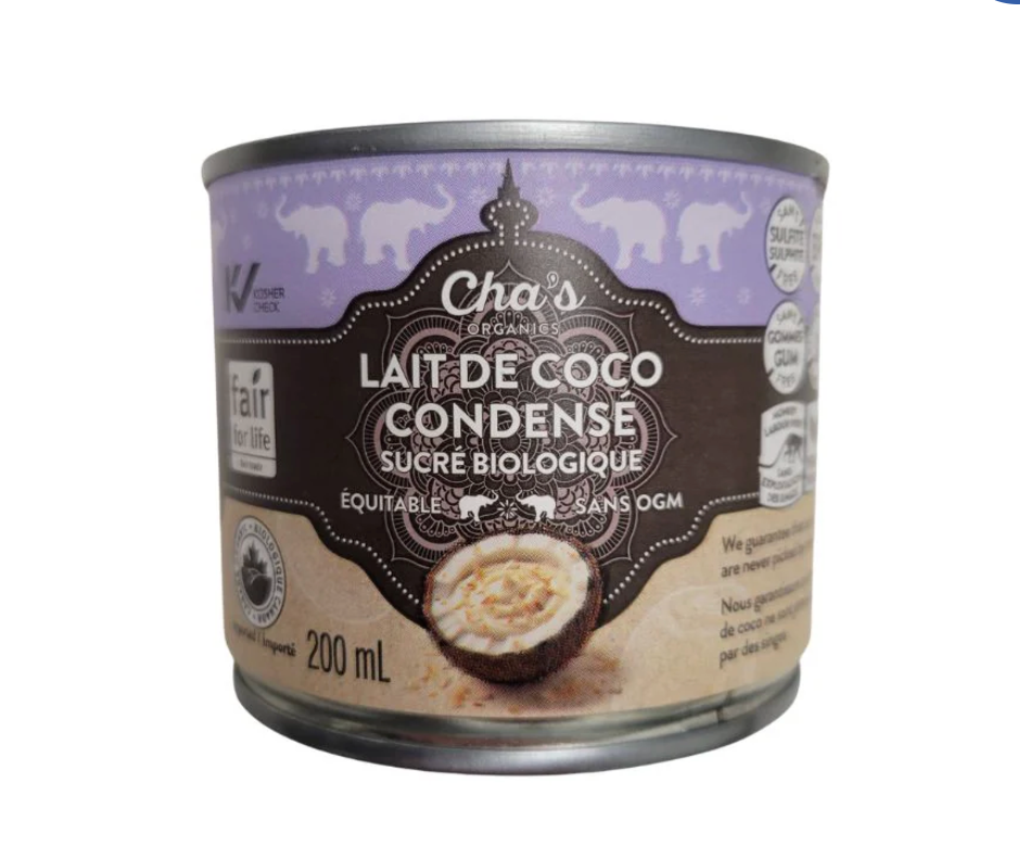 Sweetened Condensed Coconut Milk 200ml by Chas