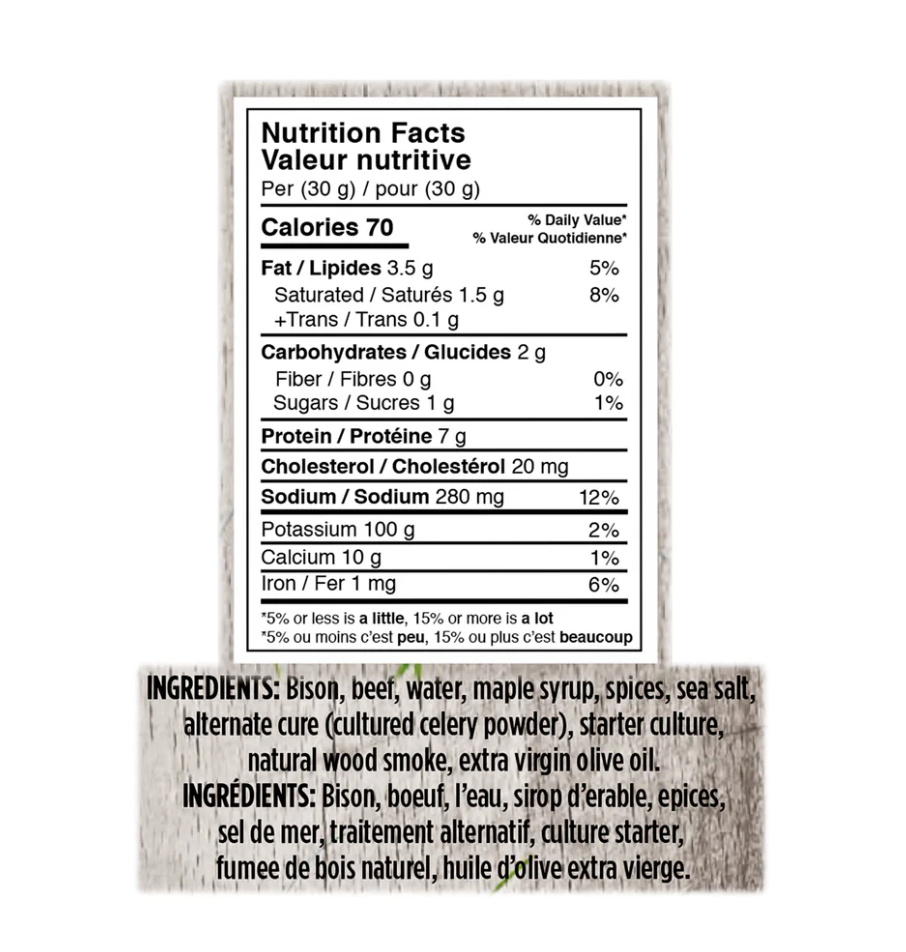 Buff Original Bison snack sticks (twin pack)