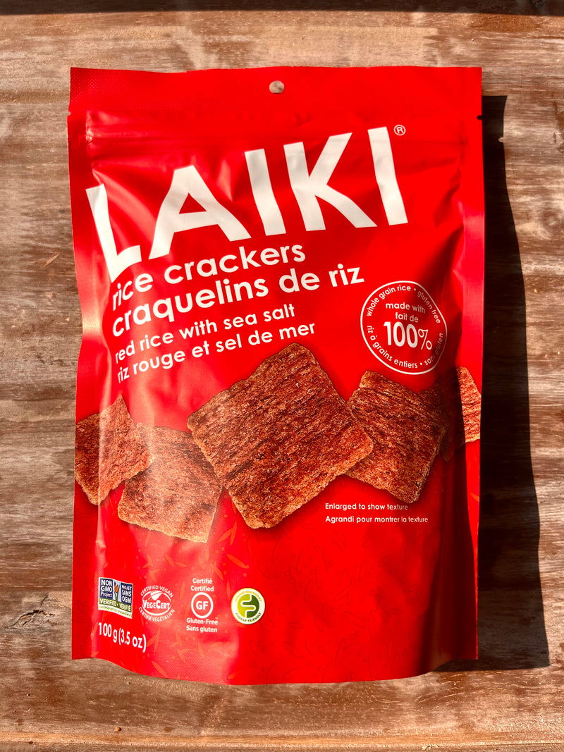 Craquelins de riz rouge Laiki