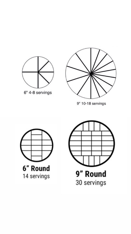 6” Vanilla cake- Pre-Order 72 Hours In Advance (Available for Store Pick-Up Only)