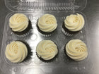 Cupcakes sans gluten avec glaçage (6) - pré-commande 48 heures à l'avance - Disponible pour retrait en magasin uniquement