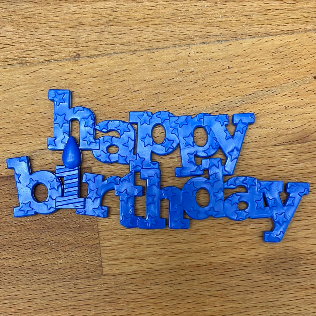Happy Birthday sign