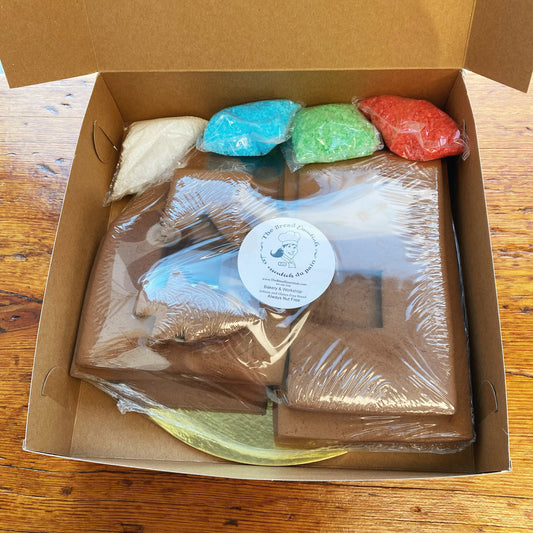 Gingerbread House Kit DIY (vegan)