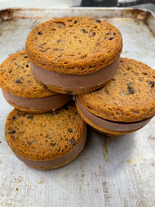 Sandwich à la crème glacée végétalienne