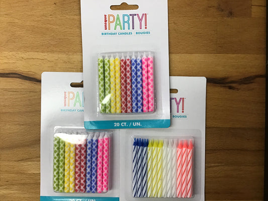 Birthday Candles ( pack of 20)