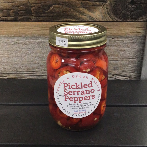 Pickled Serrano Peppers by Joanne’s Urban Pantry