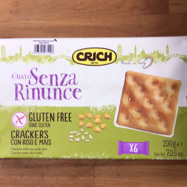 Gluten Free Crackers with Rice and Corn by Crich