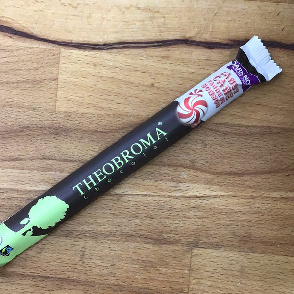 Candy Cane Dark Chocolate Stick by Theobroma