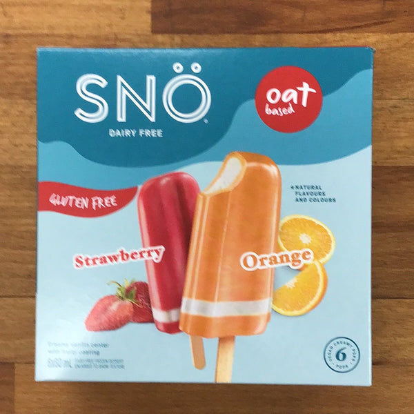 Strawberry and Orange Popsicles by Snö