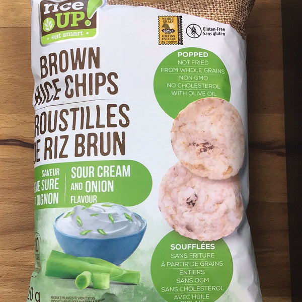 Sour Cream and Onion Chips by Rice UP!