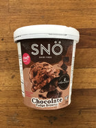 Dairy-Free Chocolate Fudge Brownie Ice Cream By Sno