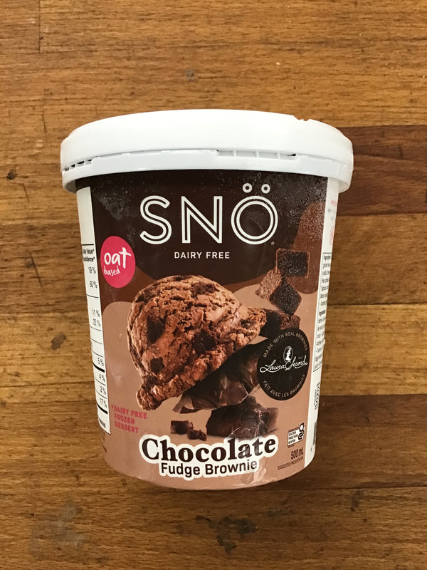 Dairy-Free Chocolate Fudge Brownie Ice Cream By Sno