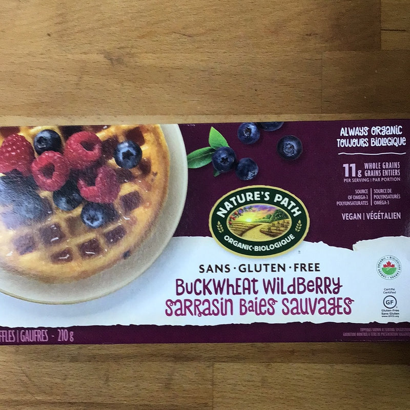 Blueberry Buckwheat Waffles by Nature’s Path