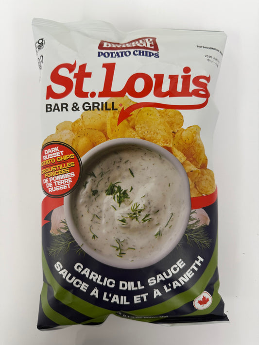 Covered Bridge St Louis Garlic Dill Sauce Potato Chips