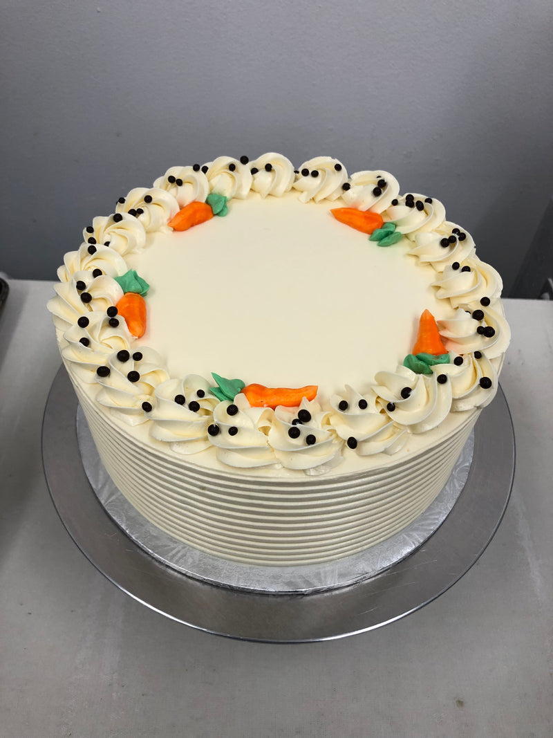 9" Carrot Cake - pre-order 72 hours in advance - Available for store pick-up only