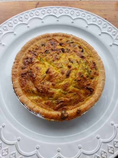 Vegan Homemade Quiche 6” - Available In-store Or By Order Only