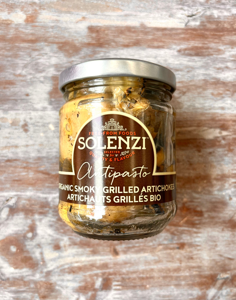 Organic Smoky Grilled Artichokes By Solenzi