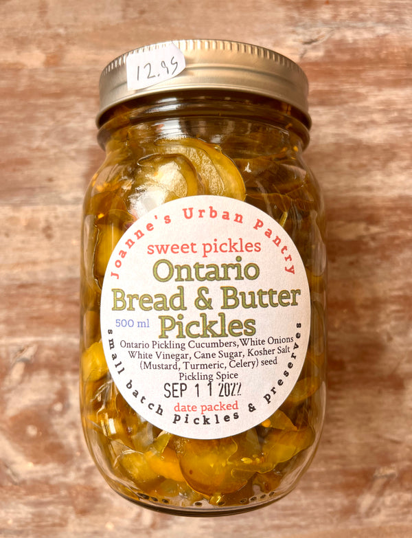 Ontario Bread & Butter Pickles