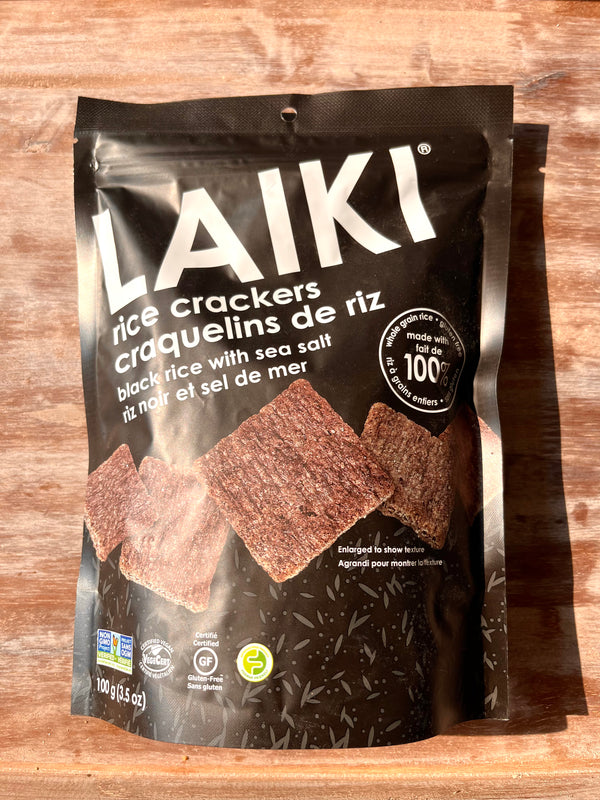 Black Rice Crackers By Laiki